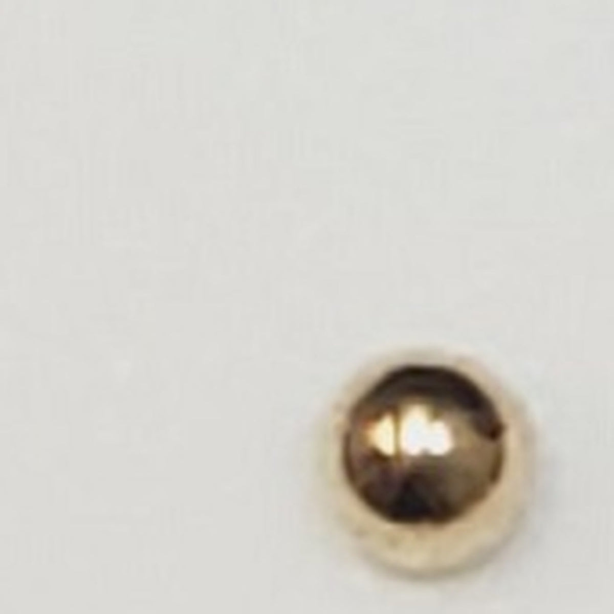 03 small gold ball straight nose stud product close-up