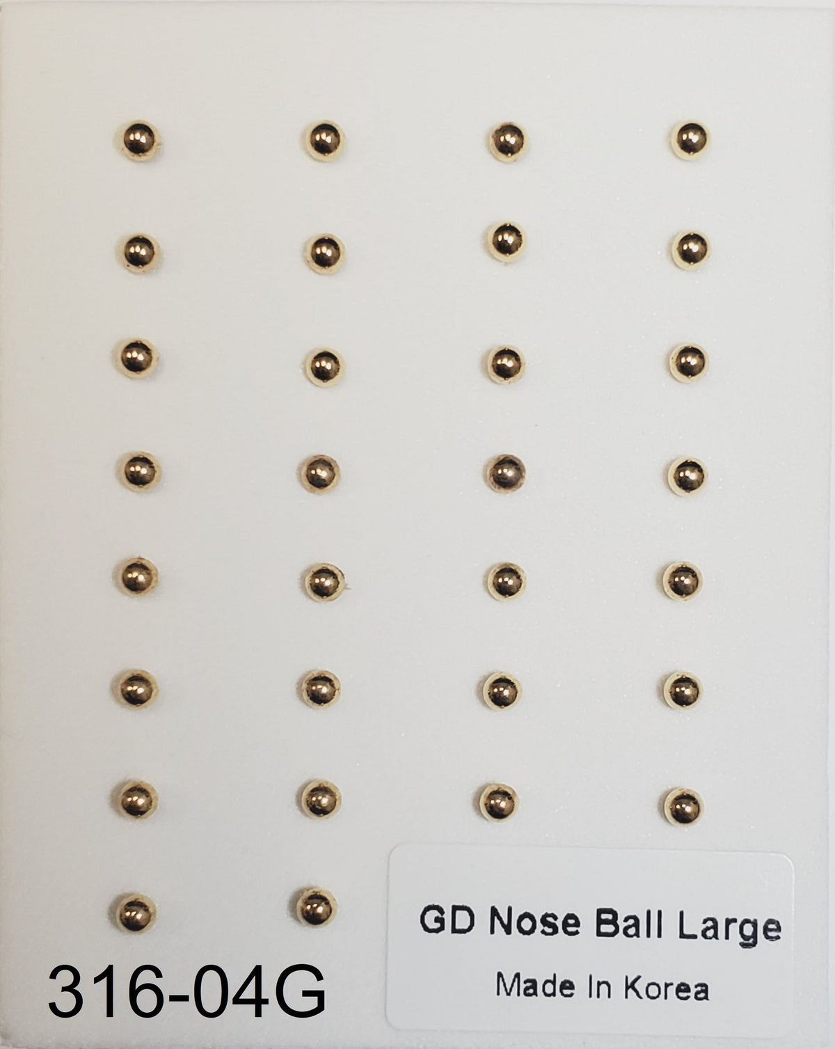 04 exact large gold ball nose stud product card