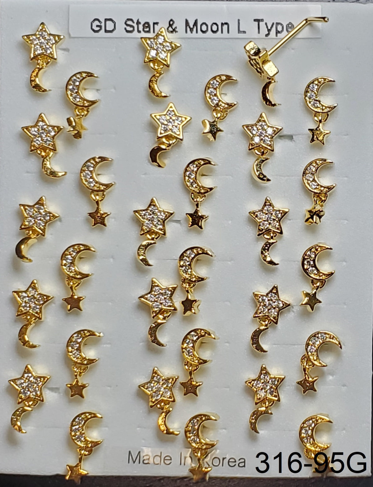 316-95 Gold wholesale card