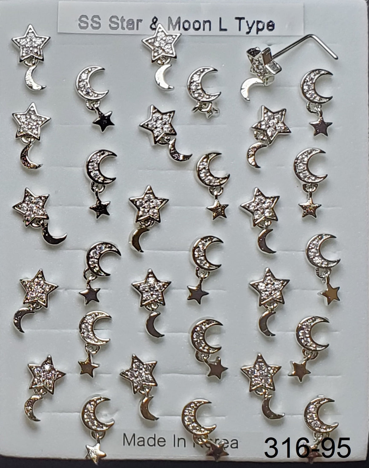 316-95 Silver wholesale card